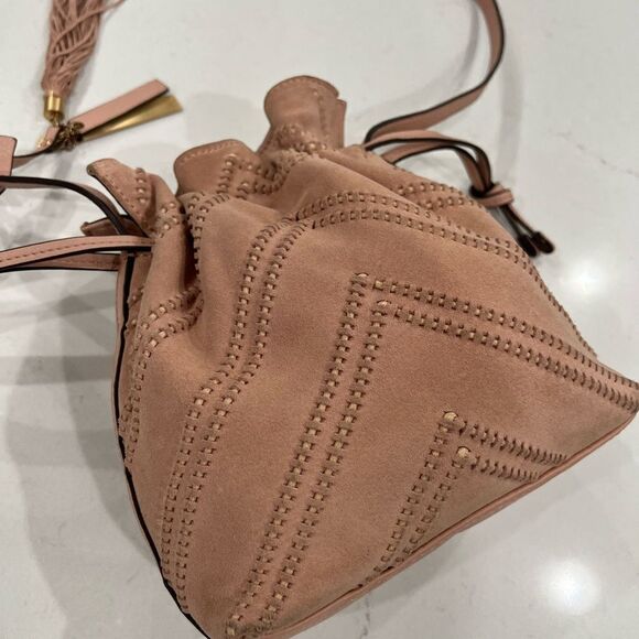 Vince Camuto Nella Hobo Shoulder Bag In Garden Rose EXCELLENT CONDITION - Picture 9 of 16